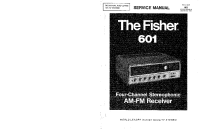 Fisher 601 - Service Manual